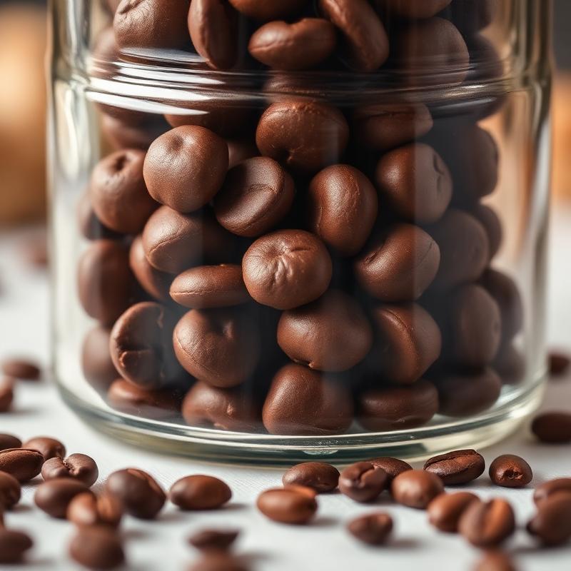 Manisan kolang kaling rasa Mocca